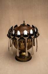 William Roger Quadruple Plate Sugar Bowl & Spoons